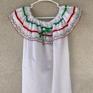 Off The Shoulder Mexican Blouse